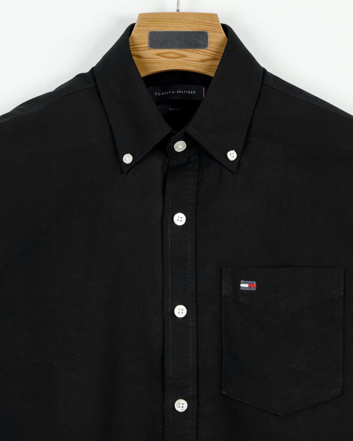 Premium Oxford Cotton Slim Fit Shirt | Black
